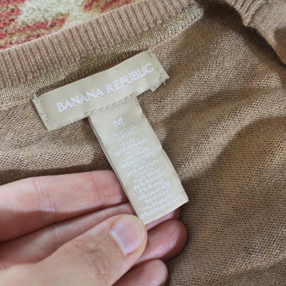 Banana Republic Camel Cardigan - Picture 3 of 4